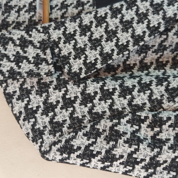 Kasper Plus Size Houndstooth Jacquard Jacket 20 - Picture 6 of 16